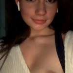 Flexing her flawless tits before going to a date Maya Manning
