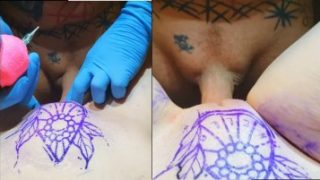 Hala Biglang Pinasok ni Tattoo Artist Uten niya kay Customer