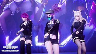 MMD Exid – Me & You Ahri Akali Evelynn Sexy Kpop Dance League of Legends KDA