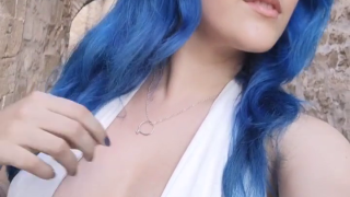 Mhere–Blue Hair Babe Nudes