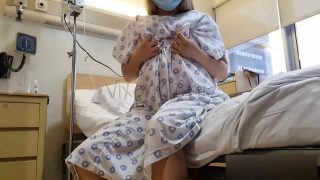 Risky Public – Horny Patient Squirts in the Hospital Bed – Viral