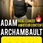Canadian jock Adam Archambault busts a nut and shoots all over himself!